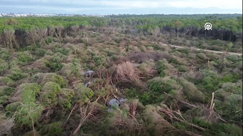 antalyada hortum felaketi agaclar tekneler her sey hasarli havadan korkunc goruntuler 5 64kq6enC