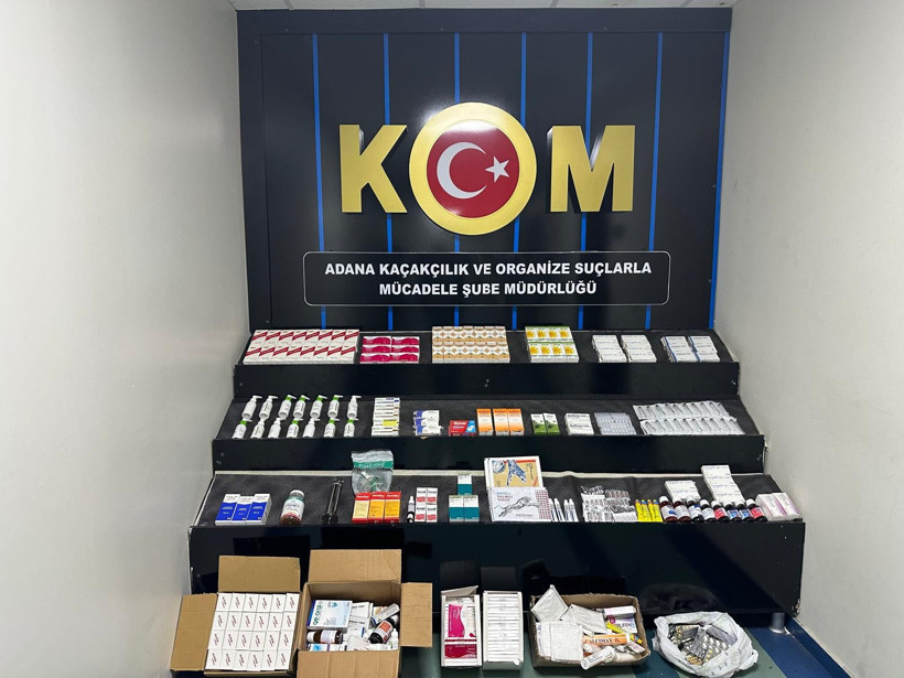 antibiyotikten seruma cok sayida ilac ele gecirildi adana dev operasyon 1 DKkw28Tt