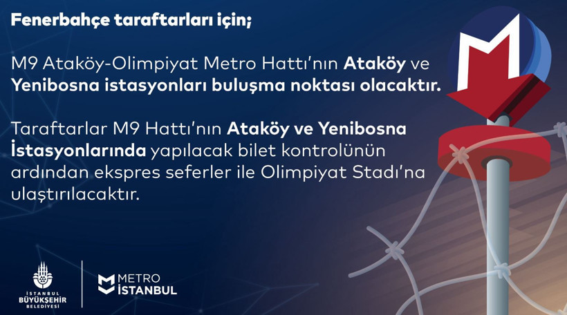 derbide bazi metro hatlari kapali olacak taraftarlarin bulusma noktalari belli oldu 2 8ll4at4d