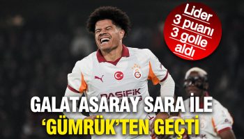 galatasaray karagumruk kilidini sara ile cozdu 3 puani 3 golle aldi 4Y85Ab44