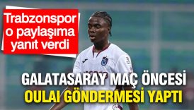 Galatasaray'ın Oulai göndermesine Trabzonspor yanıt verdi 6 galatasarayin oulai gondermesine trabzonspor yanit verdi tkDH7pz8