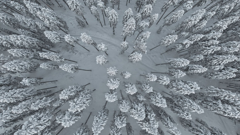 gokyuzunden ilgaz manzaralari sis ve karin muhtesem dansi 2