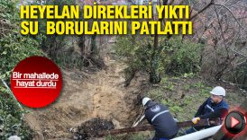 Heyelan direkleri yıktı, Su borularını patlattı: Zonguldak’ta bir mahallede hayat durdu 4 heyelan direkleri yikti su borularini patlatti zonguldakta bir mahallede hayat durdu JyySyvZF