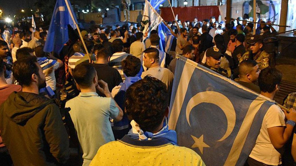 irakin kerkuk kentinde elektrik kesintileri protesto edildi dDp664YC