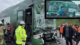 konyaspor takim otobusu kaza yapti besiktas maci ertelenecek mi J1E7n2tw