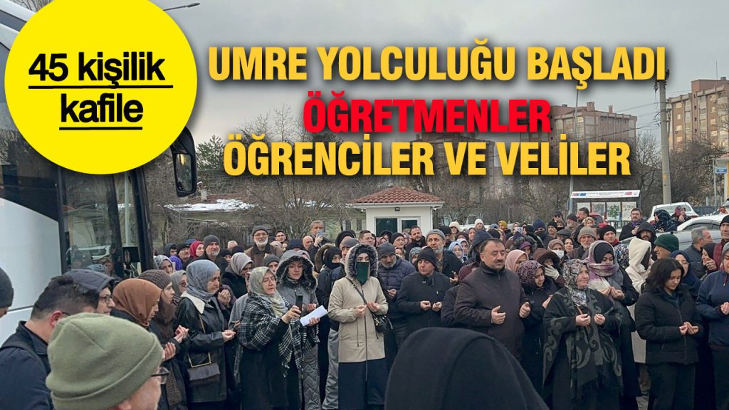 umre yolculugu basladi 45 kisilik kafile ogretmenler ogrenciler ve veliler srET3kQR