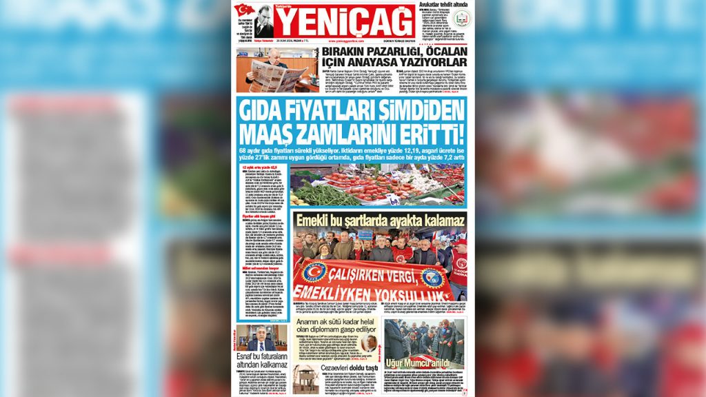 yenicag gazetesi gida fiyatlari simdiden maas zamlarini eritti clrmSIMI