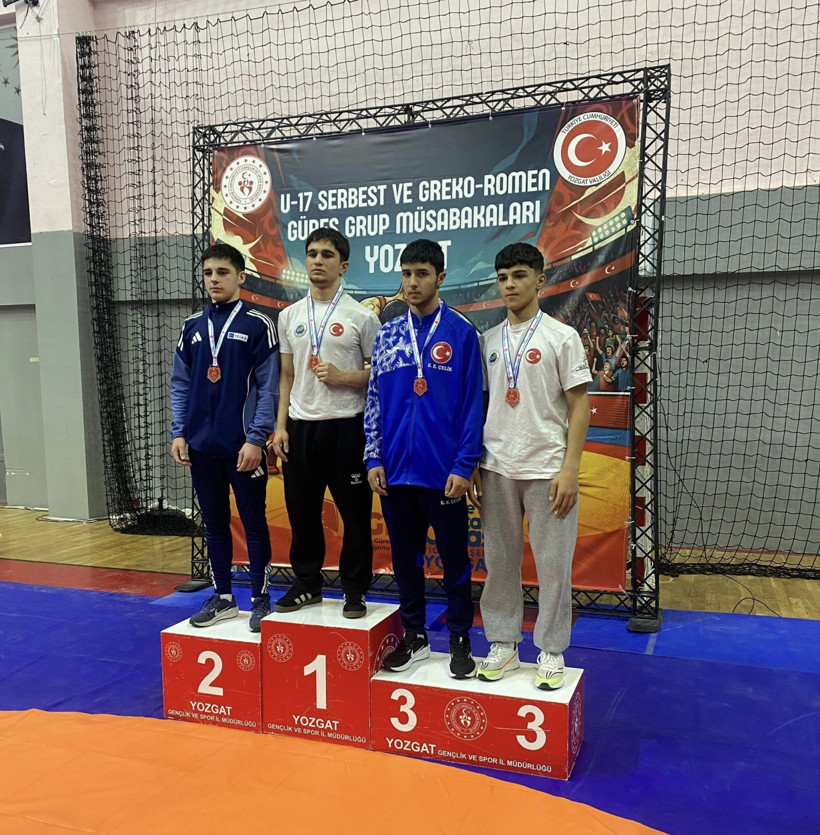 yozgatta kayseri firtinasi u17 grekoromende 1 altin 2 bronz 1