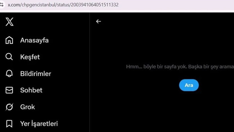 chpden sadettin saran hamlesi erdogan paylasiminin ardindan sildiler 1 3nJKzUE5